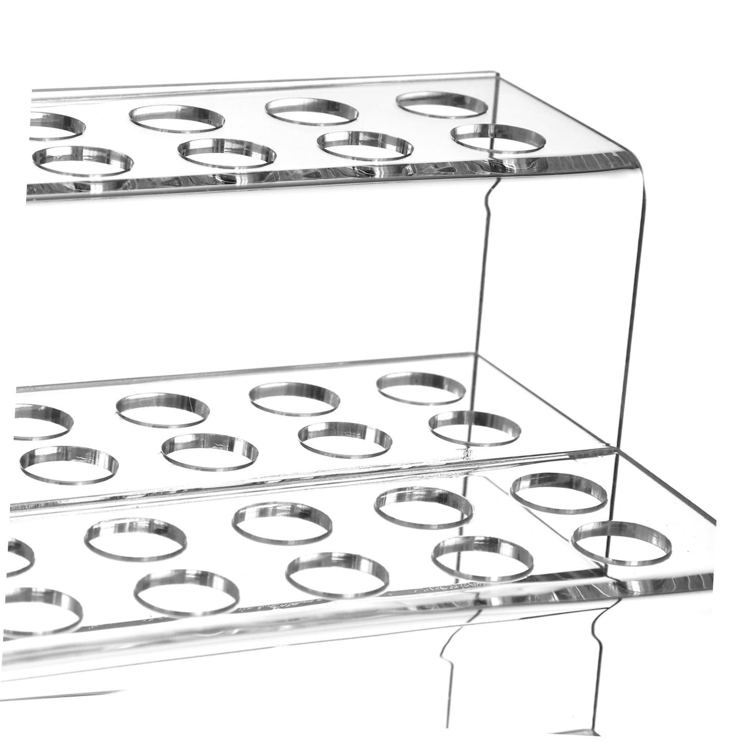 BESTYASH Acrylic Pen Holder Display Stand with Multi-Slot Large Capacity 9.44X4.13X3.54 Inch Clear Desktop Organizer for Pens Pencils Brushes Office Storage