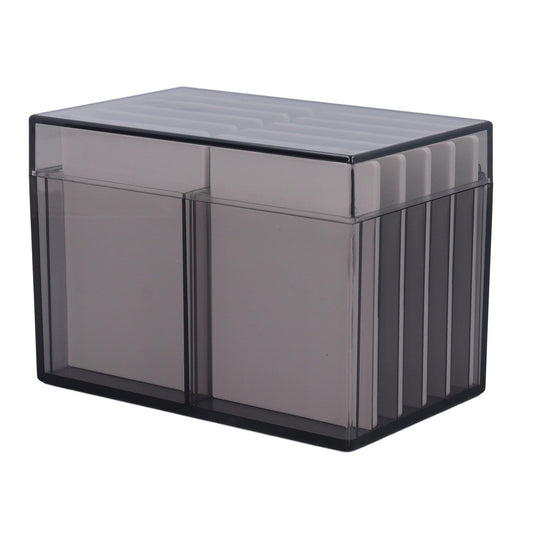 FOSA 10 Layers Acrylic Eyelash Storage Box, Magnetic Bottom Extension Grafting Tool with False Eyelashes Pallet Holder for Beauty Salons and Lash Enthusiasts