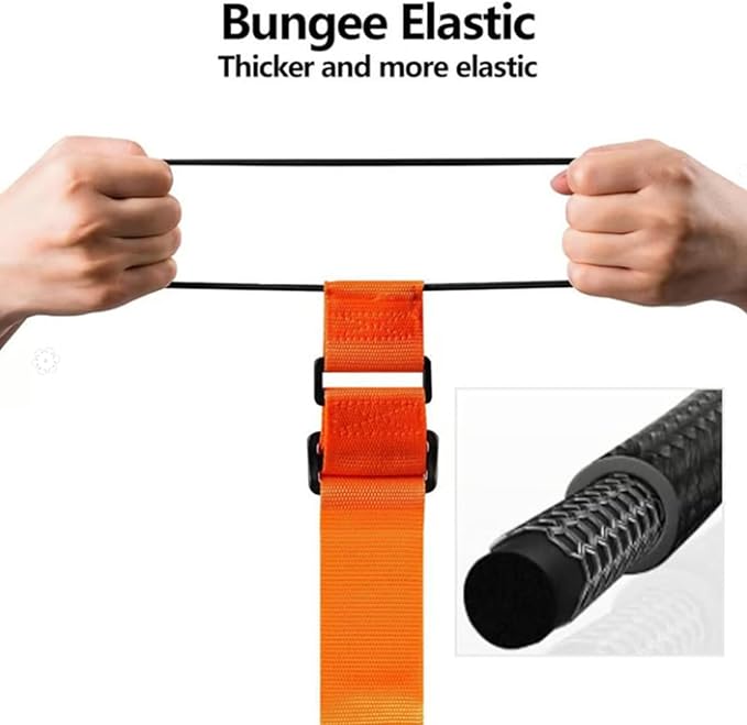 Multi Use Strong Adjustable Luggage Connector Straps, Flexible and Adjustable Luggage Strap, Luggage Connector Straps for Suitcases, Secure Stacking&Hands-Free Travel, Easy to Identify Travel (4Pcs/1)