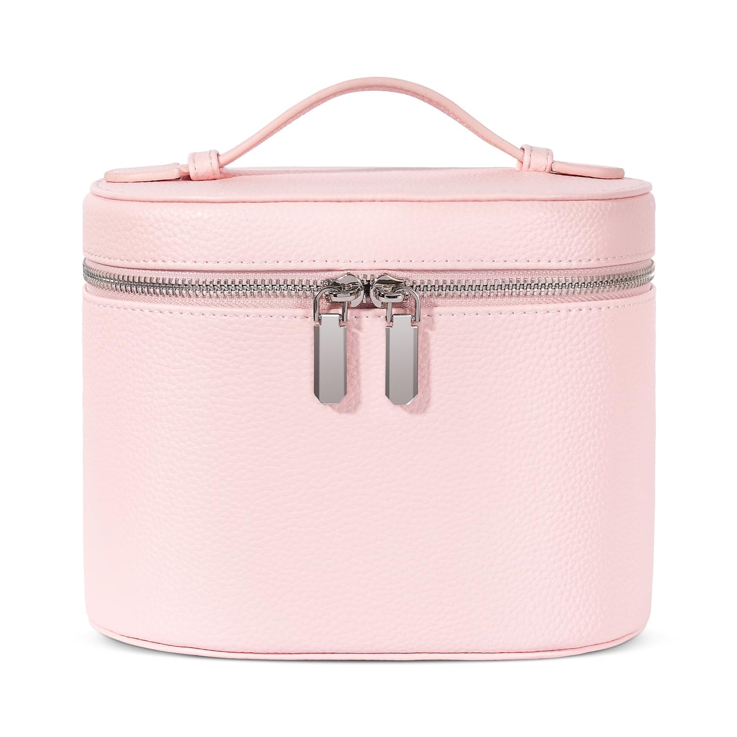 honitty Makeup Bag, Travel Make up Case with Compartments and Handle, Portable Cosmetic Organizer Bags,Toiletry Bag for Women