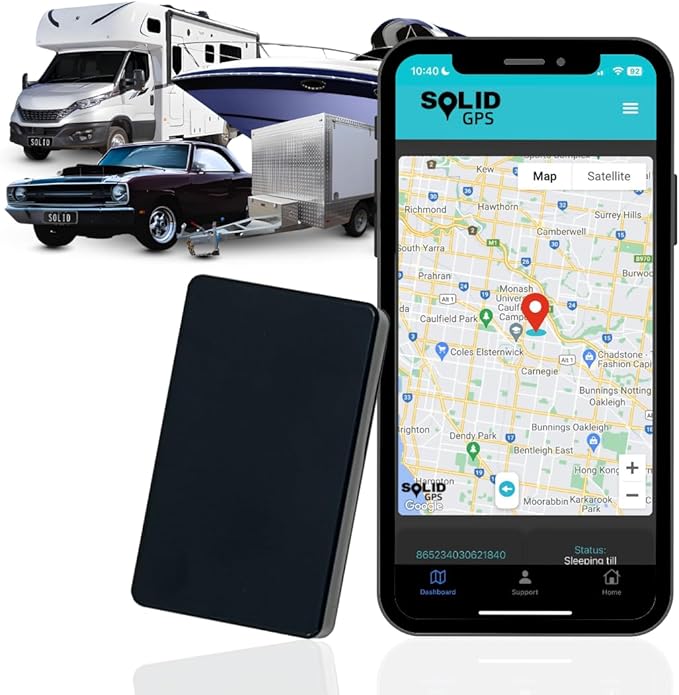 Tracker – Real-Time 4G Vehicle Tracker with App Alerts, Geofencing & Long Battery Options – No Wiring, Australian Support (3-Month Battery Life)