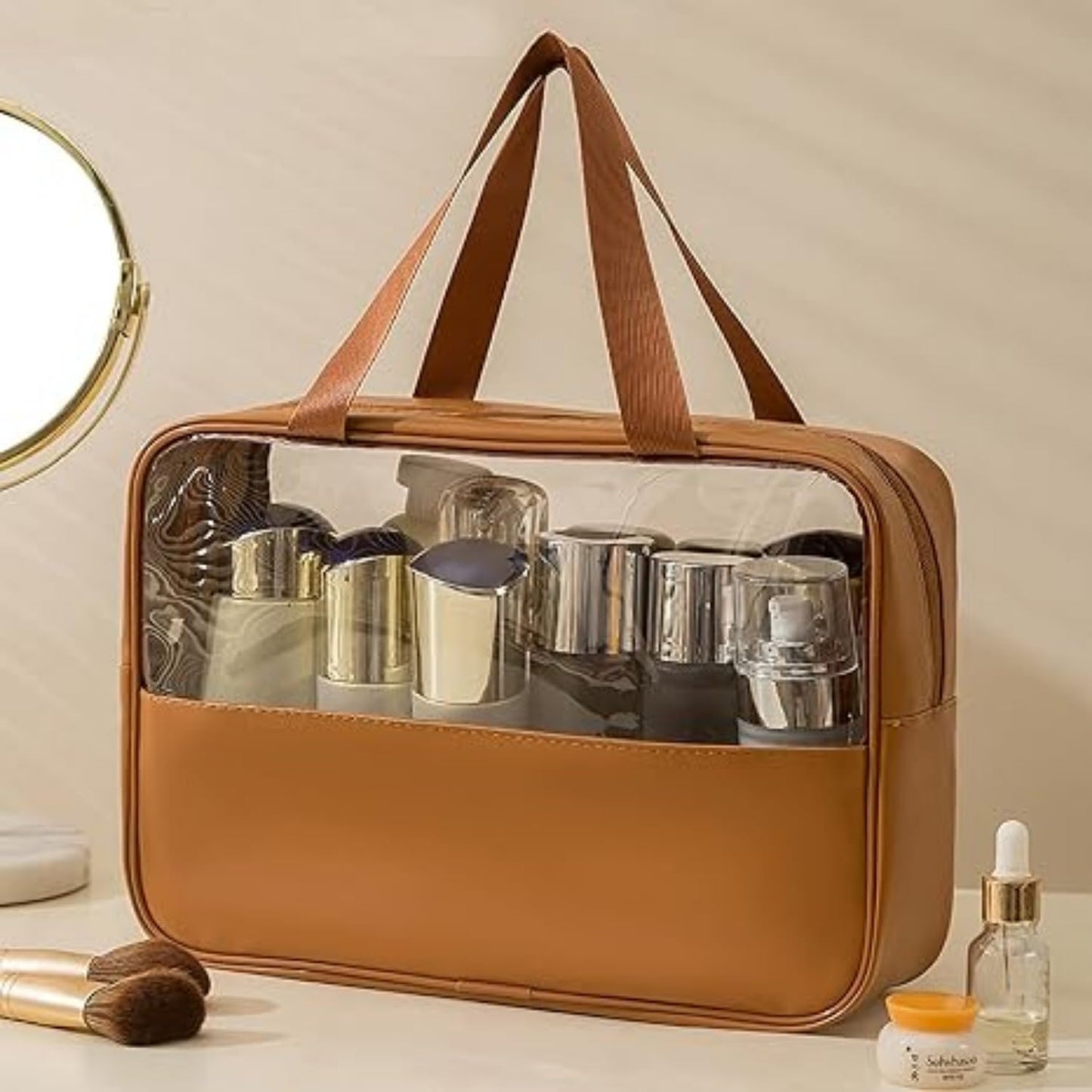 KUORYZAL Brown Makeup Brushes Set Professional 63Pcs with Case Premium Synthetic for Foundation Concealer Blush Eyeshadow Powder Contour Makeup Brush Kit Face Eye Make up Brushes & Tools