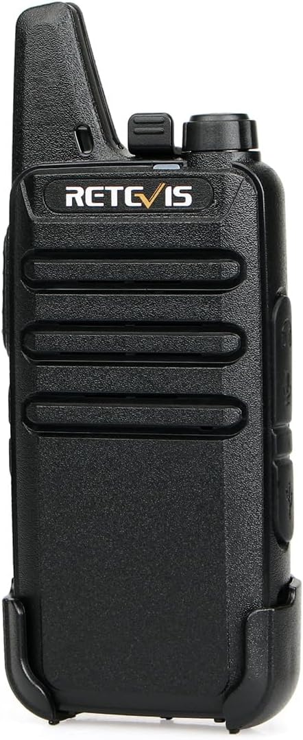 Retevis RT22 Walkie Talkies Rechargeable Hands Free 2 Way Radios Two-Way Radio(6 Pack) with 6 Way Multi Gang Charger