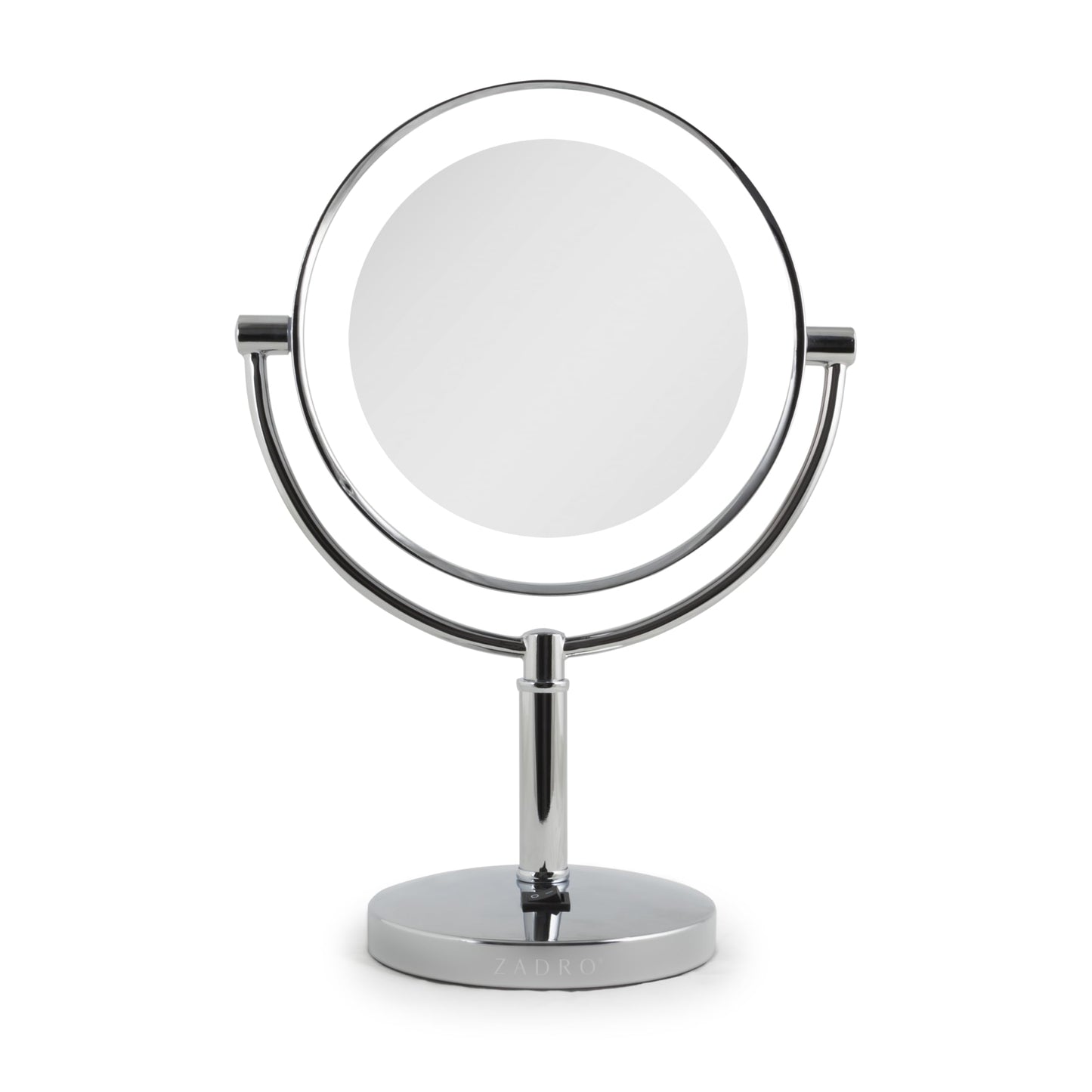 Zadro Laguna 11" Makeup Mirror with Lights and Magnification LED Lighted Makeup Mirror with Magnification 5X/1X