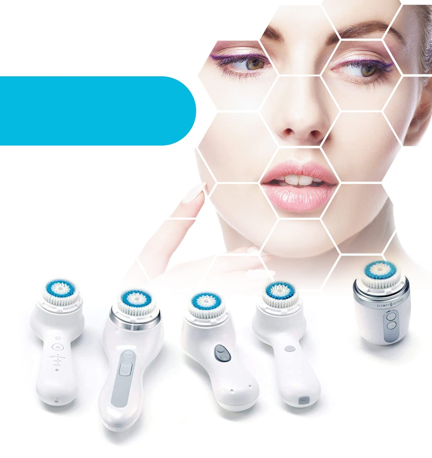 benvesa Deep Pore Replacement Brush Heads – Compatible with Clarisonic Mia 1, Mia 2, Mia Fit, Alpha Fit, Smart Profile Uplift – 4 Pack