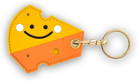Leather Keychain Case Holder Compatible with Apple AirTag, GPS Airtag Keychain Finder Tracker with Key Ring, Anti-Scratch Protective Air Tag Cover