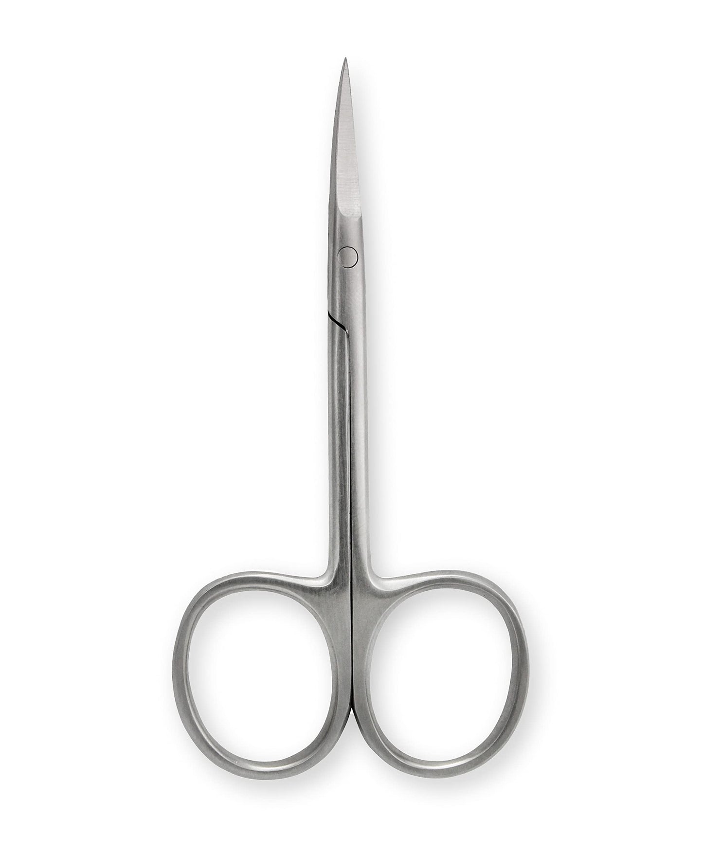 Amazon Basics Beauty Scissors, Stainless Steel, Curved Precision Cutting, Multipurpose Grooming Tool, Easy to Use, Silver
