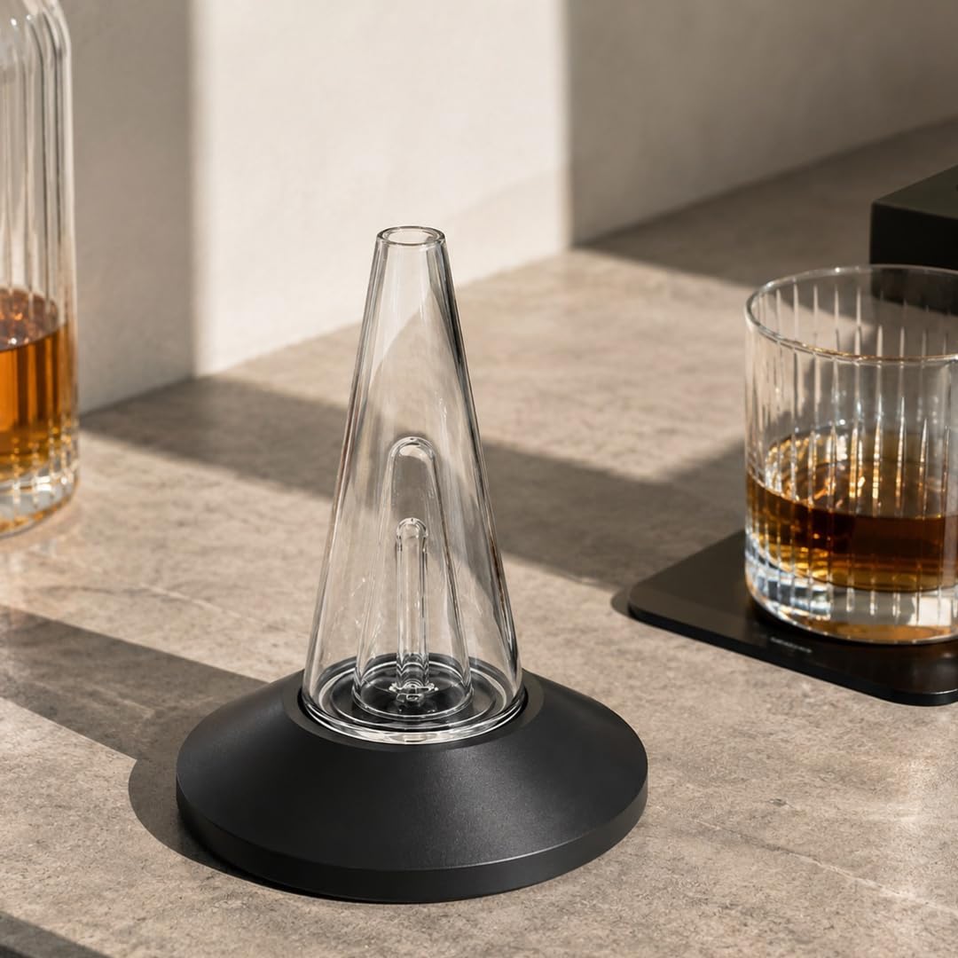 Port Miller Puffco Peak & Peak Pro Glass Stand (2 Pack) — Secure Display and Storage Base — 4" Wide, Click-In Fit