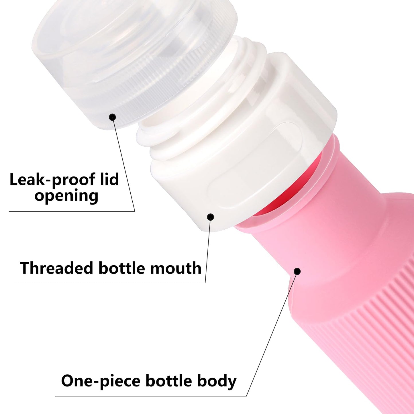 Tbestmax 12 Pack Travel Toiletry Bottles - 3oz Leakproof Silicone Containers, Refillable Travel Accessories for Shampoo, Conditioner, Lotion, 4 Colors