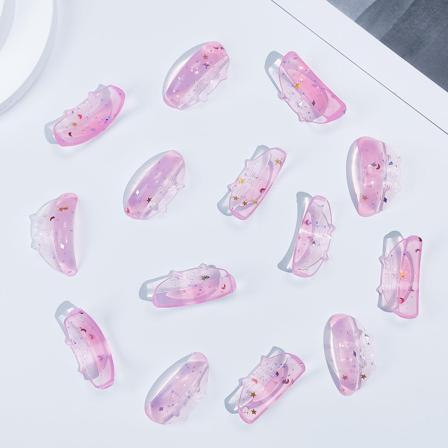 Libeauty Premium Lash Lift Rods, Eyelash Lift Shields 7 Sizes, Reusable Silicone Pads for Eyelash Curling & Lifting, C-Curl Pink Cat Shape
