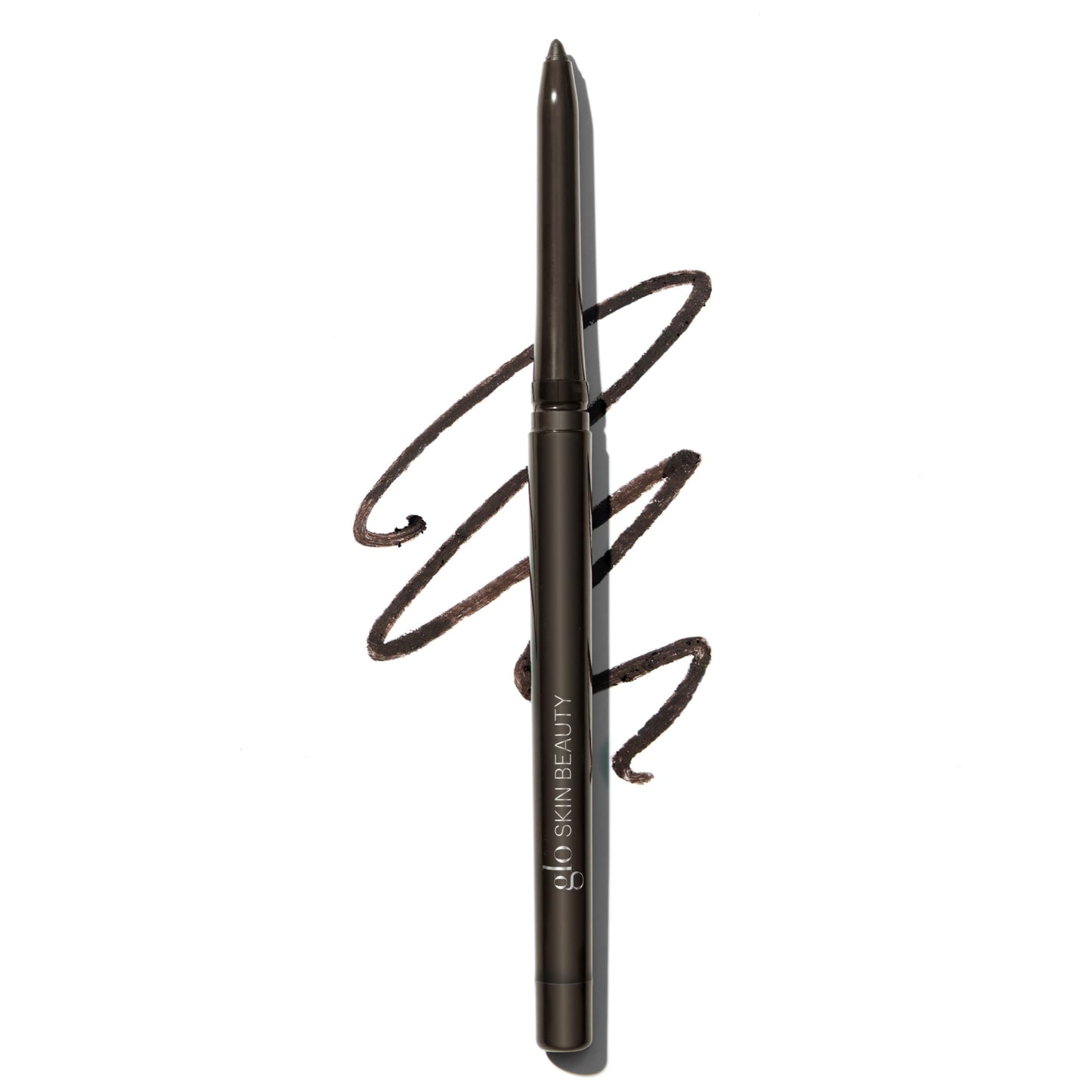 Glo Skin Beauty Precise Micro Eyeliner, Dark Brown - Ultra-Fine, Retractable Tip, Stays Put Without Melting or Transferring