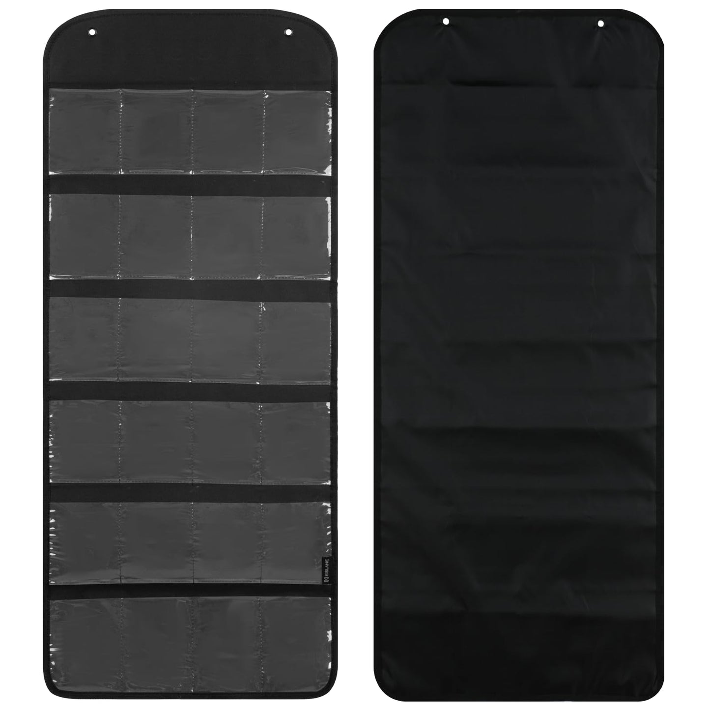 [2 Pack] PSA Trading Card Display Case, 48 Slots Holder for PSA-Graded Cards, Perfect for Display Trading Cards, Baseball, Football, and Basketball Sports Cards PSA Card Storage (Black-2 Pack)