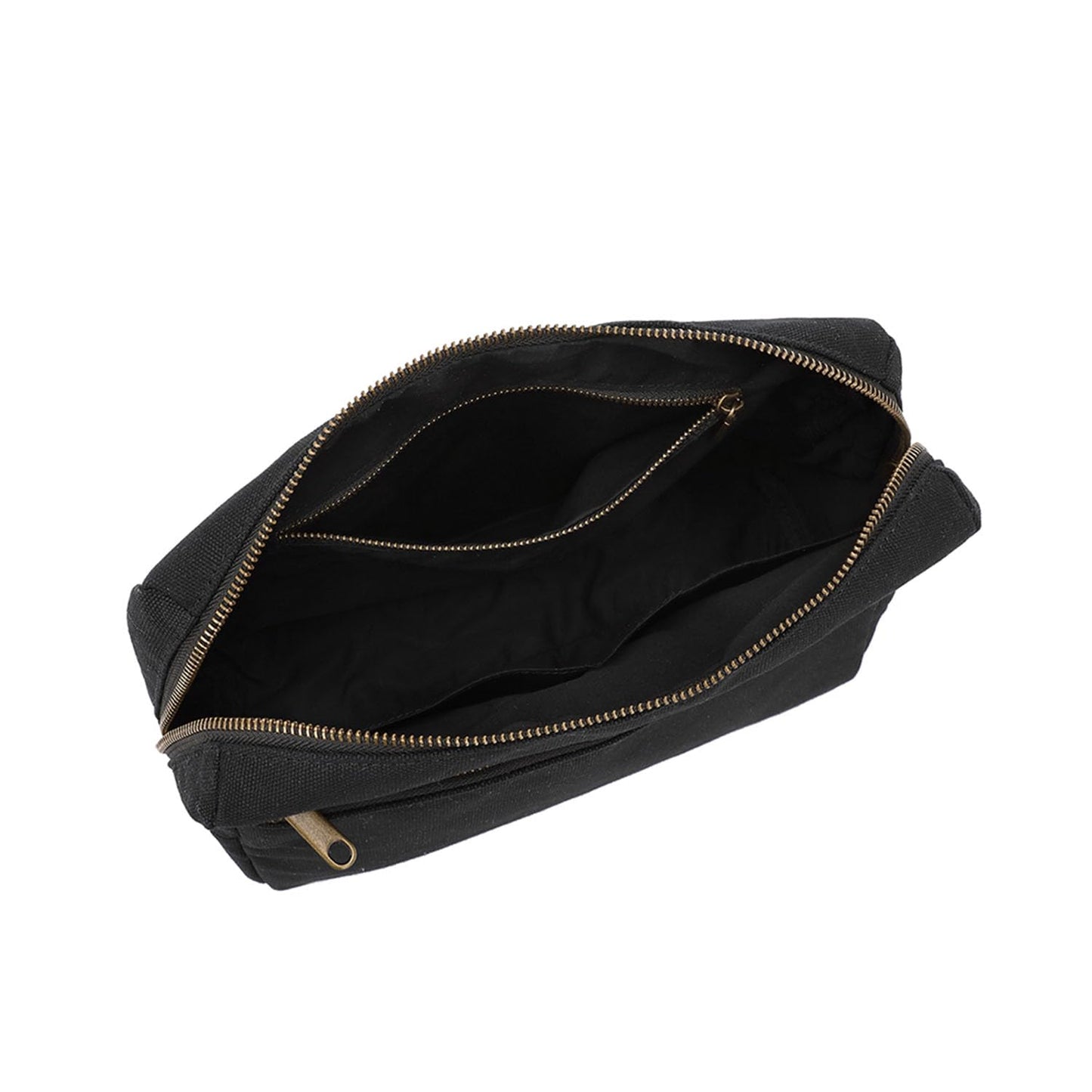 YONBEN Cosmetic Bag Makeup Bag Organizer with Multi pocket Compartments Lightweight Travel Toiletry Bag for Women Interior and Exterior with Zippered Pockets (Black)