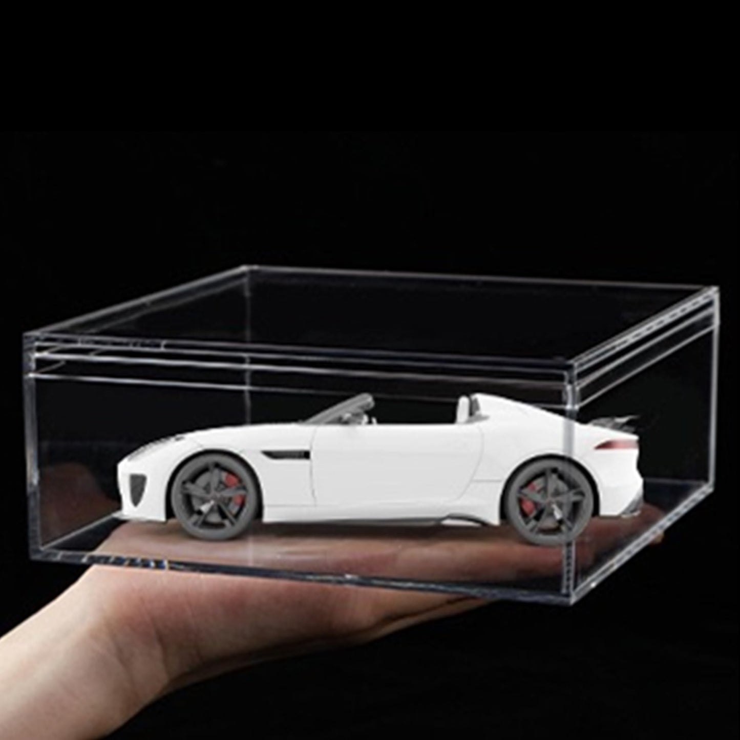 LOVPLAY Acrylic Display Box Large Clear Box with Lid Plastic Square Cube Containers Storage Box for Candy