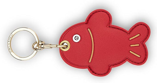 Leather Keychain Case Holder Compatible with Apple AirTag, GPS Airtag Keychain Finder Tracker with Key Ring, Anti-Scratch Protective Air Tag Cover