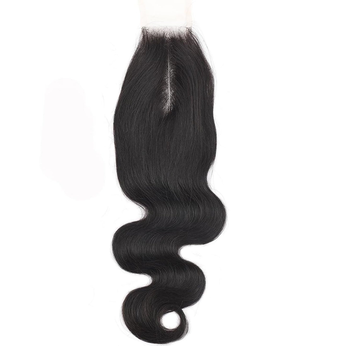 14 Inch Body Wave 2x6 HD Closure Human Hair Transparent 2x6 Lace Closure Hair Extensions for Women 100% Virgin Remy Hair Frontal HD Lace Pre Plucked With Natural Black