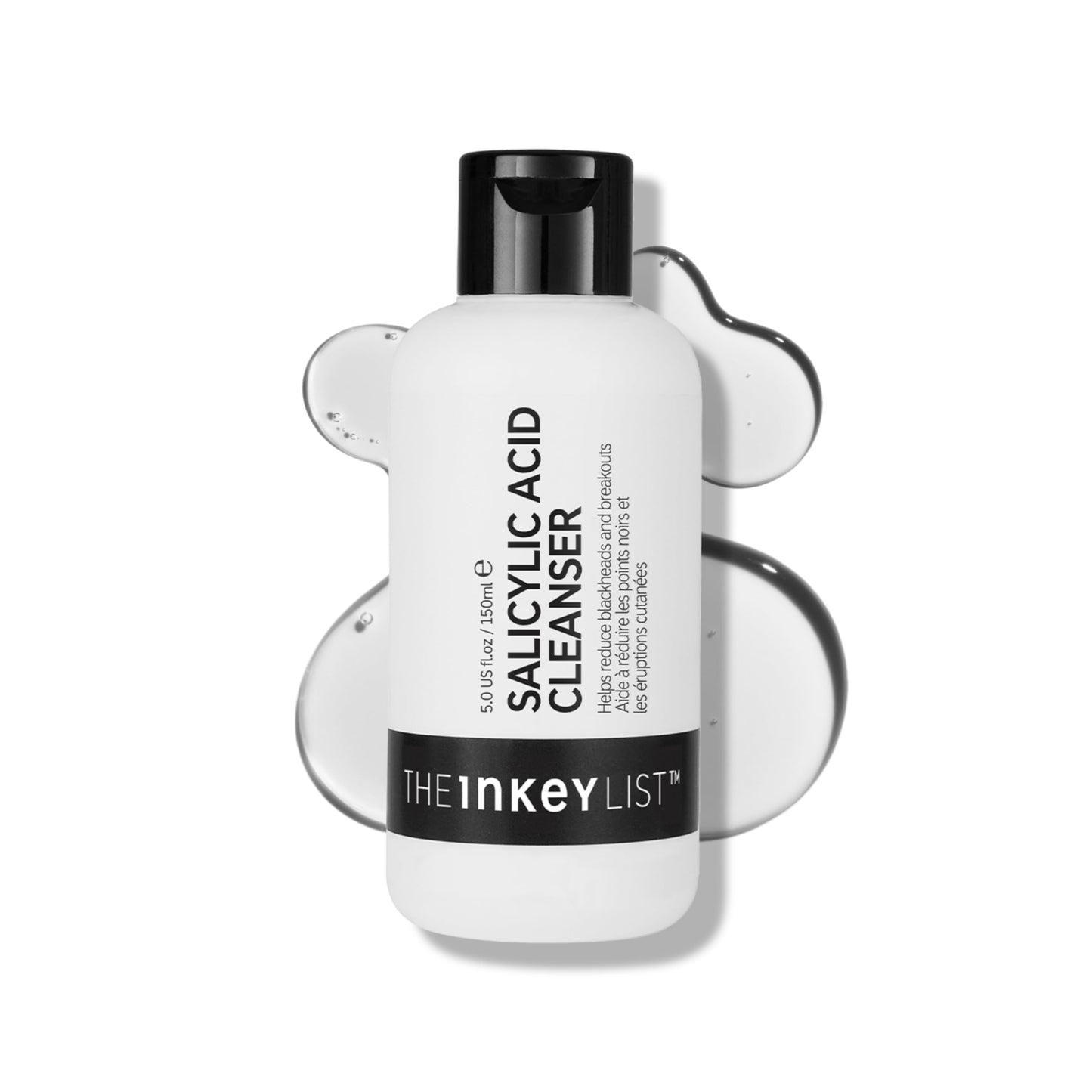The INKEY List Salicylic Acid Cleanser - Daily Exfoliating Cleanser with 2% Salicylic Acid & Zinc PCA, Unclogs Pores, Anti Acne, Reduces Blackheads & Excess Oil for Clearer Skin