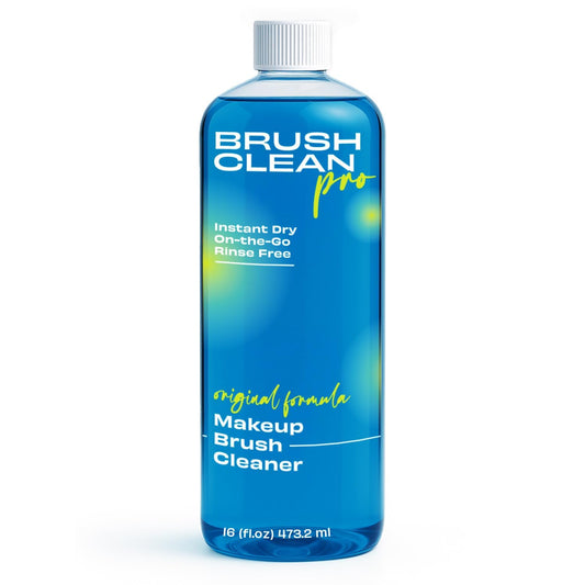 Original Vanilla Makeup Brush Cleaner - Professional Cleanser for Makeup Brushes - Quick-Drying, Rinse-Free Formula - Removes Stubborn Waterproof Make Up, 16 oz
