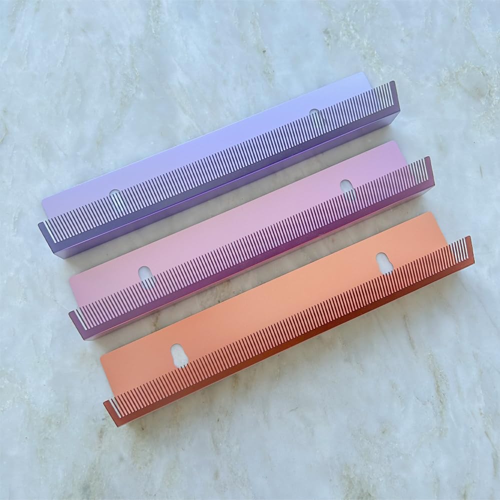 GlamorDove Hair Extension Holder for Hair Styling Tool Hair Extension Hangers for Salon Stainless Steel Hair Display Holder Rack for Braiding Hair Beauty Accessories Weft Extensions