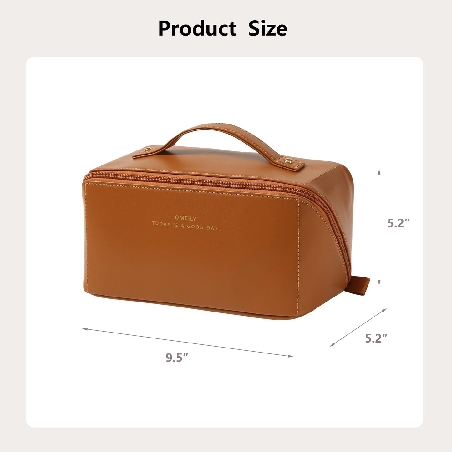 Omeily Travel Makeup Bag Toiletry Bag for Women Large Cosmetic Travel Bag Makeup Storage Box Skincare Organizer Vanity Organizer Bag Multi-Function Makeup Organizer with Compartments Travel essentials