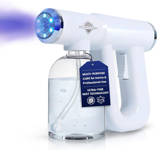 Professional Disinfectant Nano Spray Gun, Ultra Fine Atomizer Sprayer,White