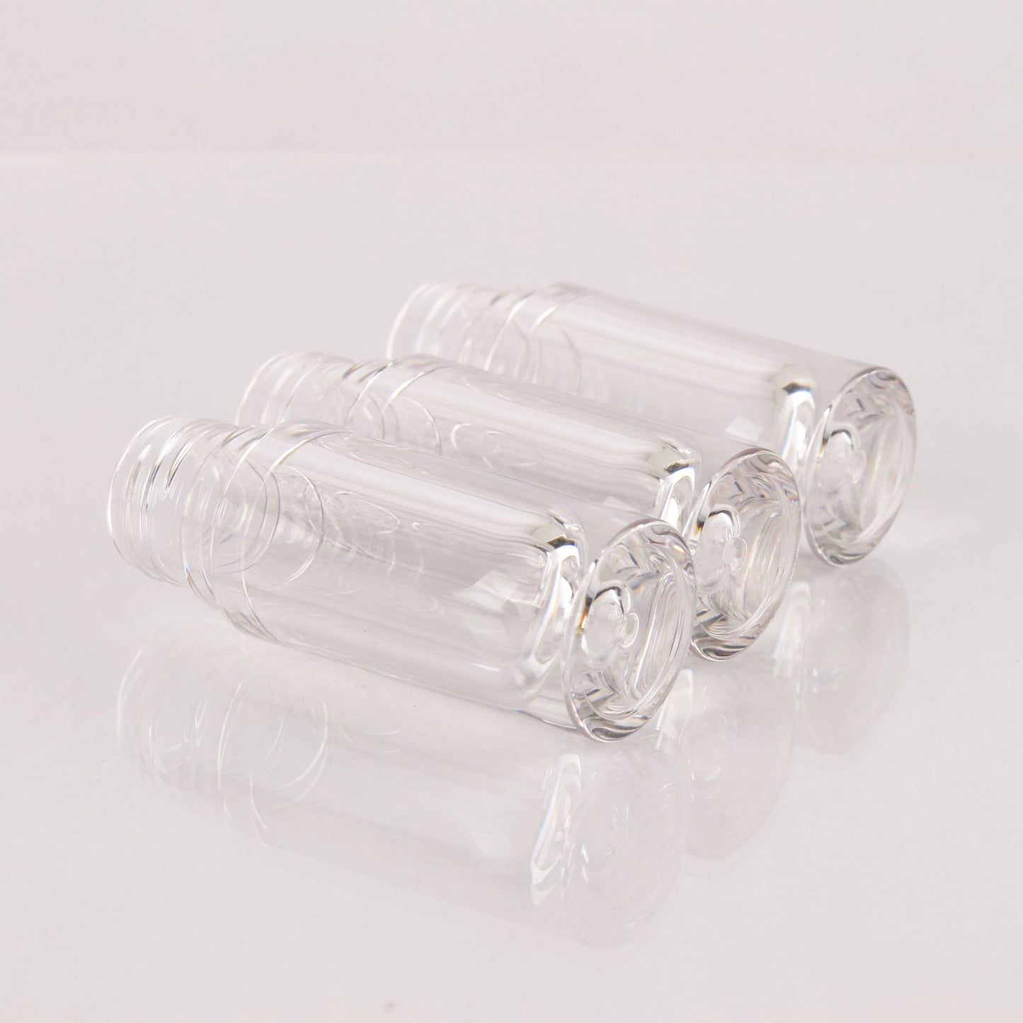 COSIDEA 50pcs Empty Pink 6ml big doe foot wand lip gloss tubes Round Chunky lipgloss tubes containers wholesale with thick large wand