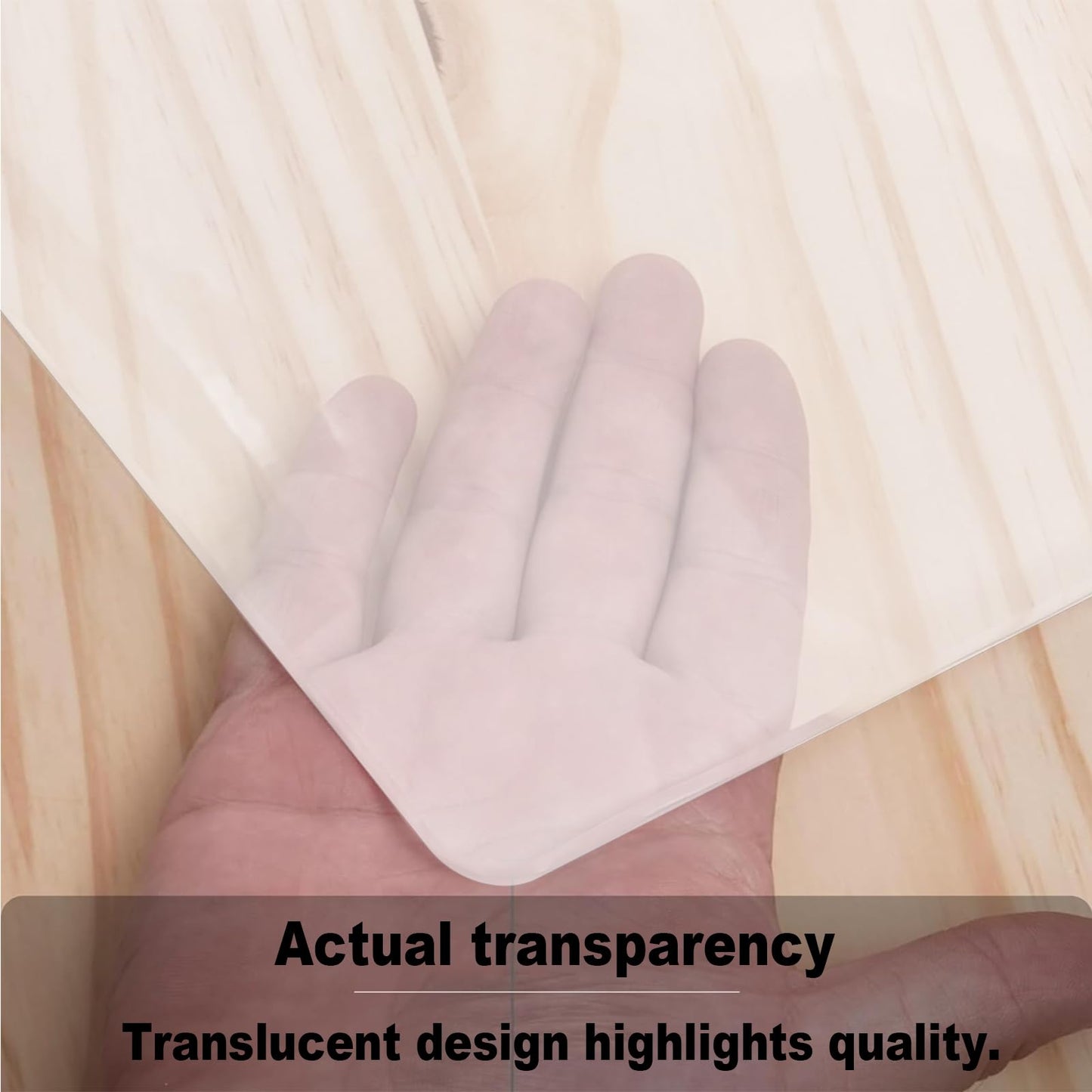 36” x 24”Silicone mat, Large Silicone Heat-Resistant mat, Kitchen countertop Non-Slip mat, Craft Table placemat.(Translucent)