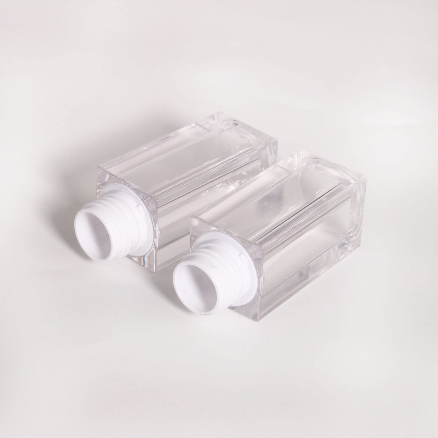 24pcs 5ml Empty square black lipgloss tubes bulk wholesale with big wand lipgloss containers