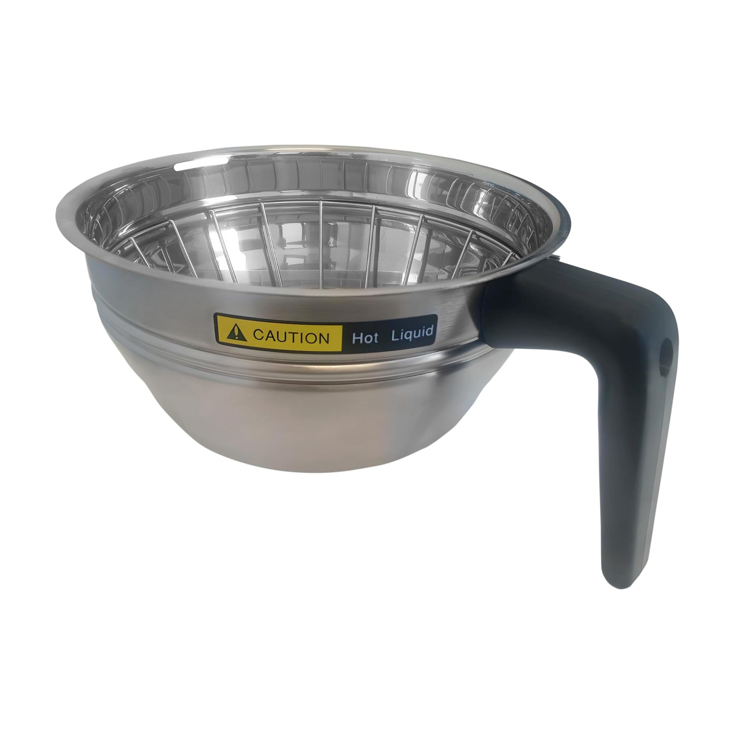 OCS Parts 20216.0000 Funnel with Black Handle | Replacement Stainless Steel Brew Funnel for Bunn Coffee Machines