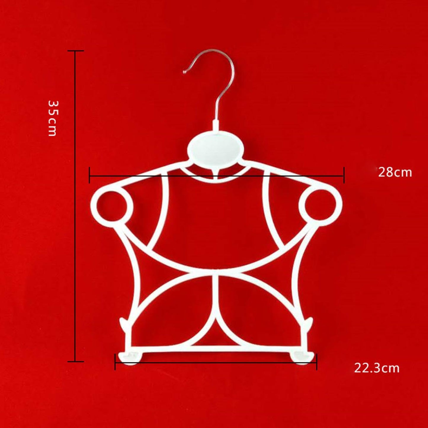 IEUDNS 10 Pieces Swimwear Hangers, Swimsuit Hanging Rack Holder, Bathing Suit Lingerie Display for Drying, Coat, Bedroom, Laundry, C