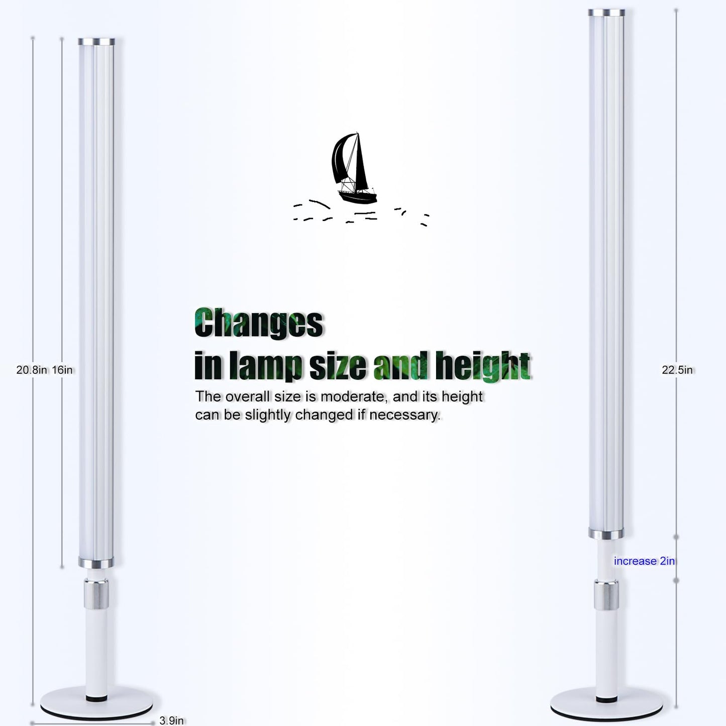 LED Vanity Lights for Mirror, Ultra bright/RA90/6000K/Dimming/Timer Makeup Lights, Height Adjustable 12V/18W Fill Light for Mirror, for Make up, Photography, Video Recording Conference Lighting