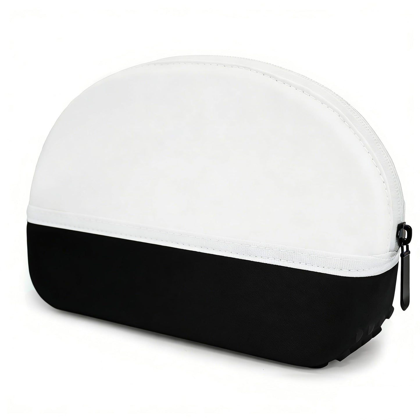 Juyeesm Cosmetic Makeup Bag for Bogg Bag, 8.7 x 6 x 2.8in Waterproof, Daily & Travel Beauty Organizer Case (Black and White)