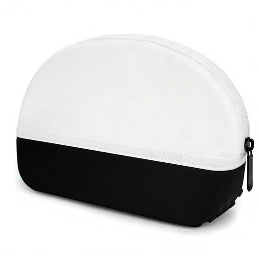 Juyeesm Cosmetic Makeup Bag for Bogg Bag, 8.7 x 6 x 2.8in Waterproof, Daily & Travel Beauty Organizer Case (Black and White)