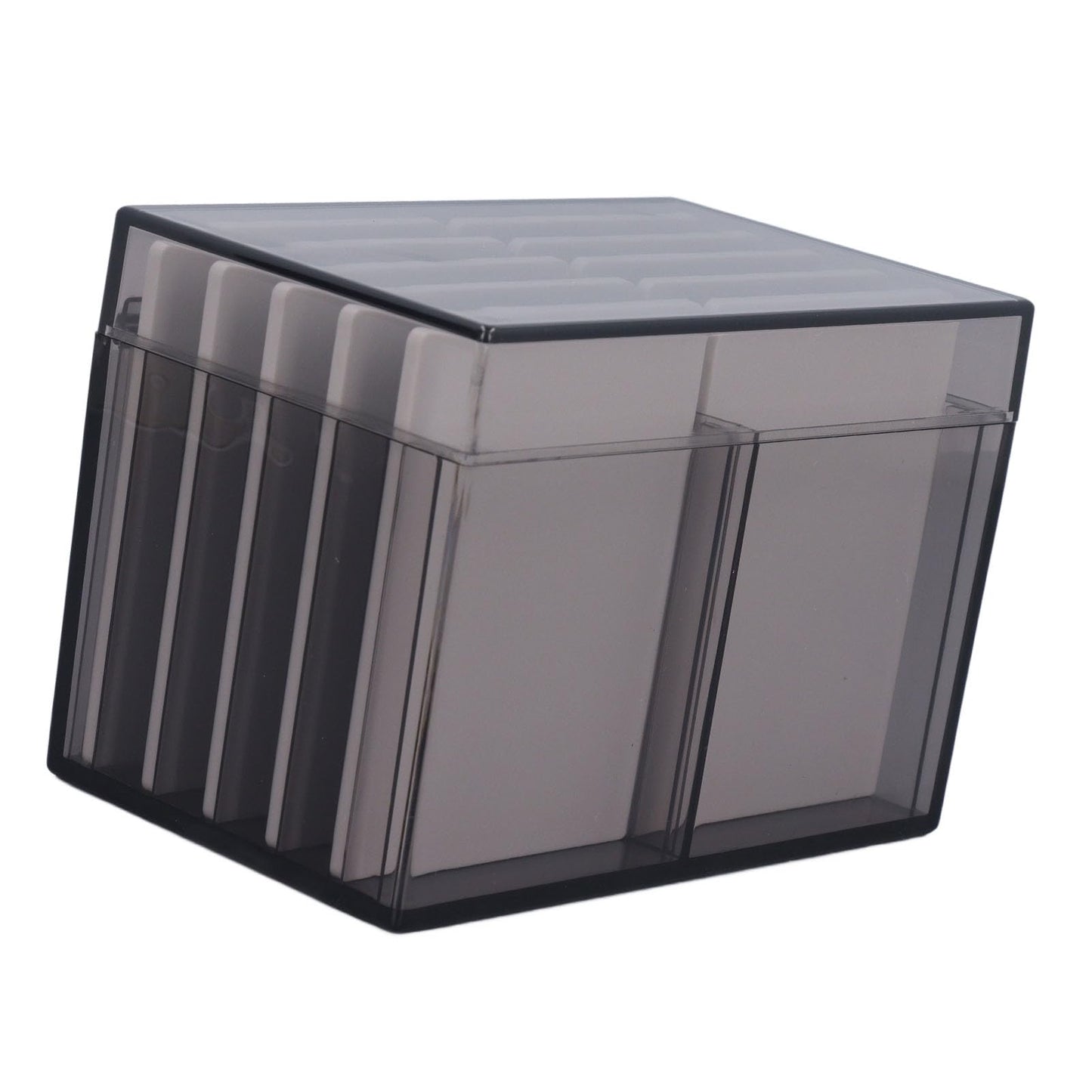 FOSA 10 Layers Acrylic Eyelash Storage Box, Magnetic Bottom Extension Grafting Tool with False Eyelashes Pallet Holder for Beauty Salons and Lash Enthusiasts