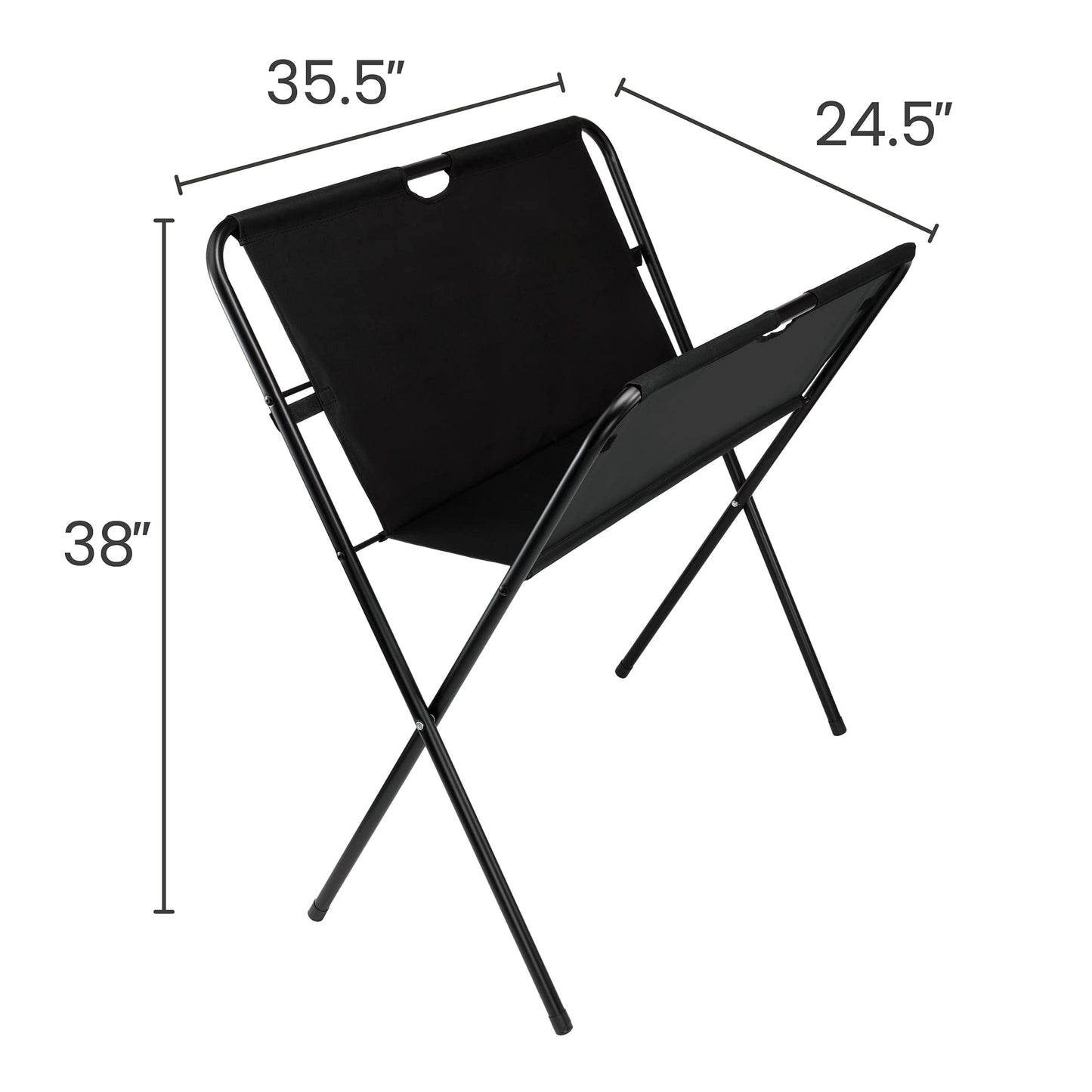 Creative Mark Folding Canvas Jumbo Print Rack - Artist Gallery Portable Display Rack for Posters, Artwork, Prints, Canvas, Panels, Galleries, Studios & Storage
