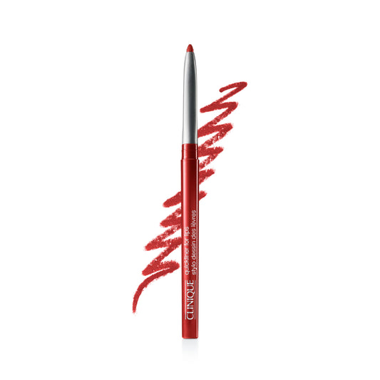 Clinique Long Lasting Quickliner Lip Liner | Non-Drying + No Sharpening, Intense Cranberry