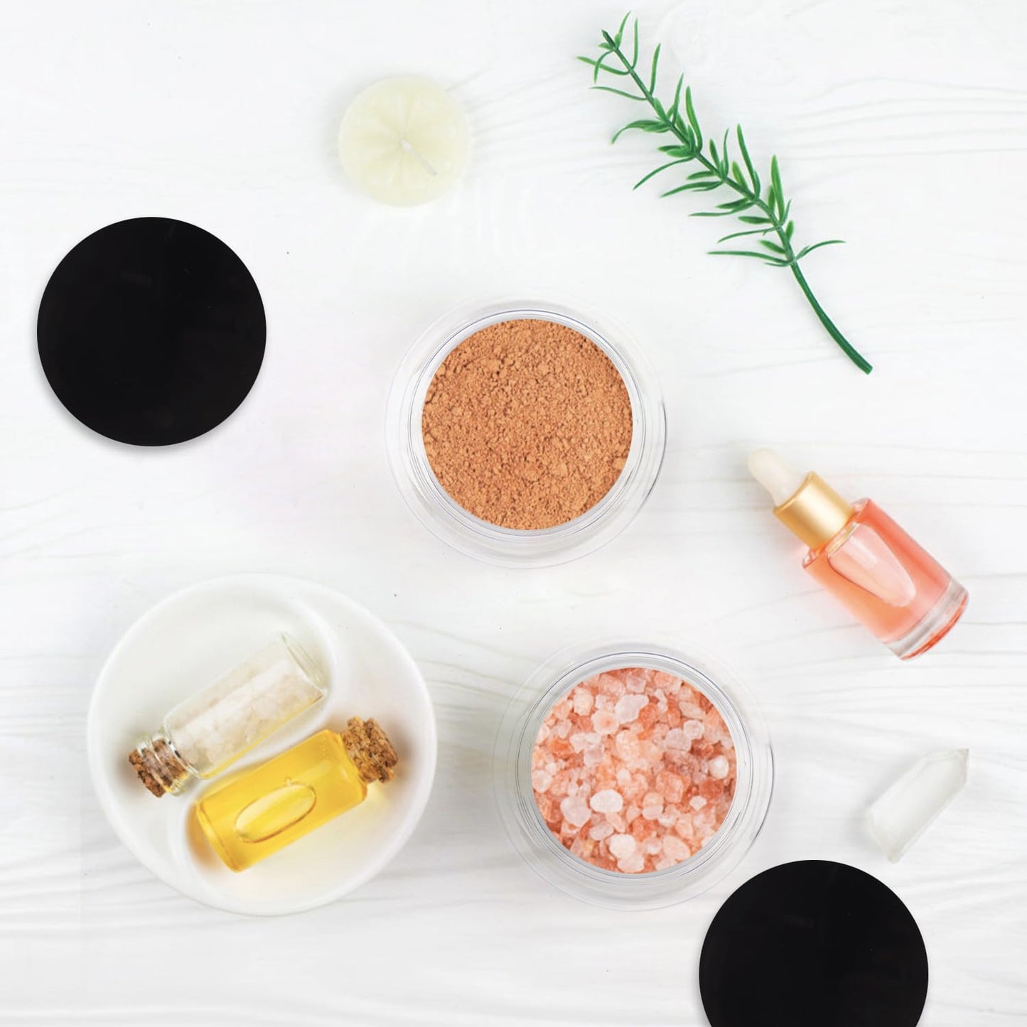 8 oz Clear Plastic Jars with Lids - BPA Free PET Food-Grade Containers - Perfect for Cosmetics, Storage, Crafts, Slime - Wide Mouth, Screw Top, Set of 12 - Mason Style, Easy-to-Clean, Leakproof
