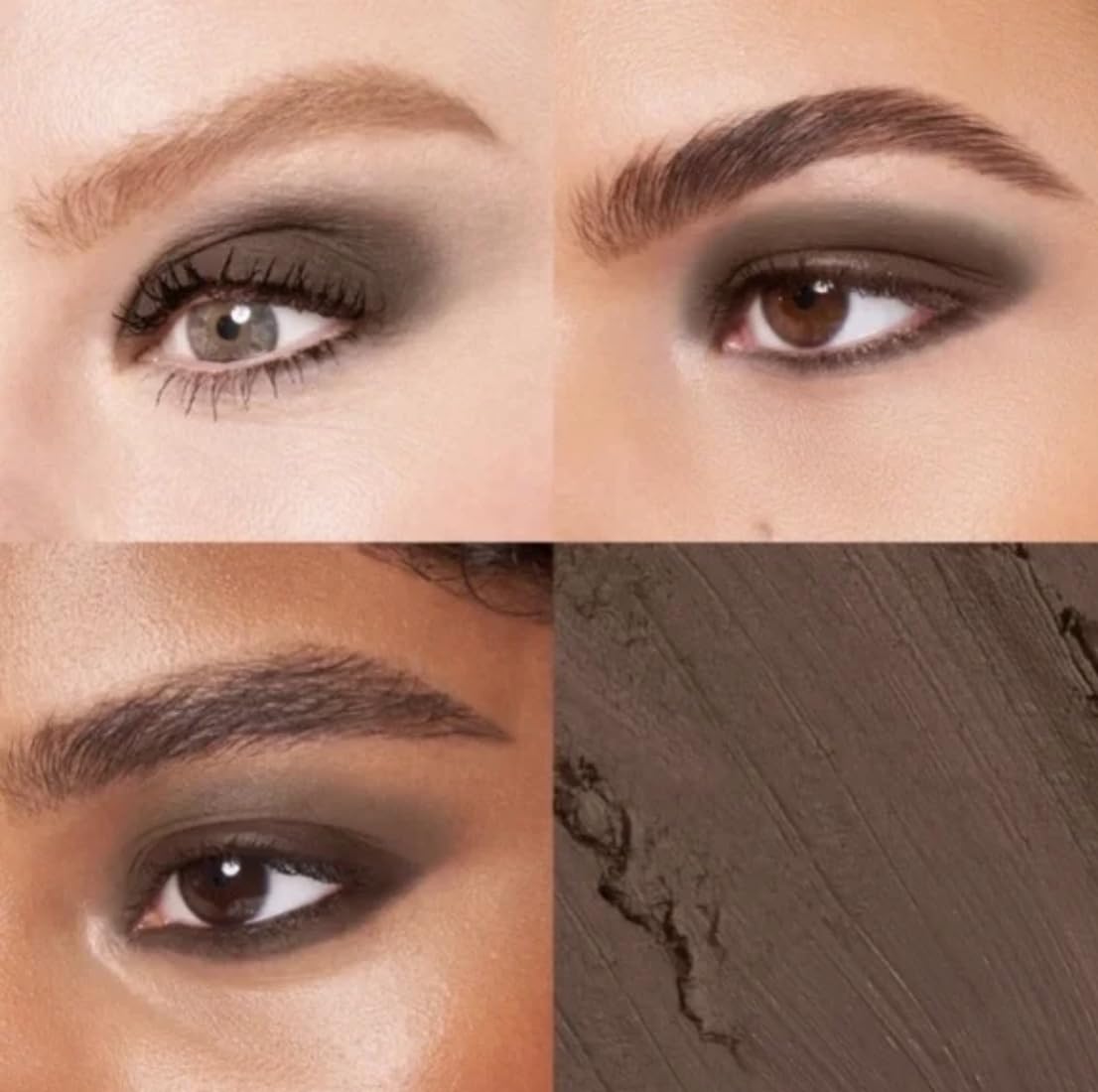 Mally Evercolor Eyeshadow Stick - Steel Grey Matte - Waterproof and Crease-Proof Formula - Easy-to-Apply Buildable Color - Cream Shadow Stick