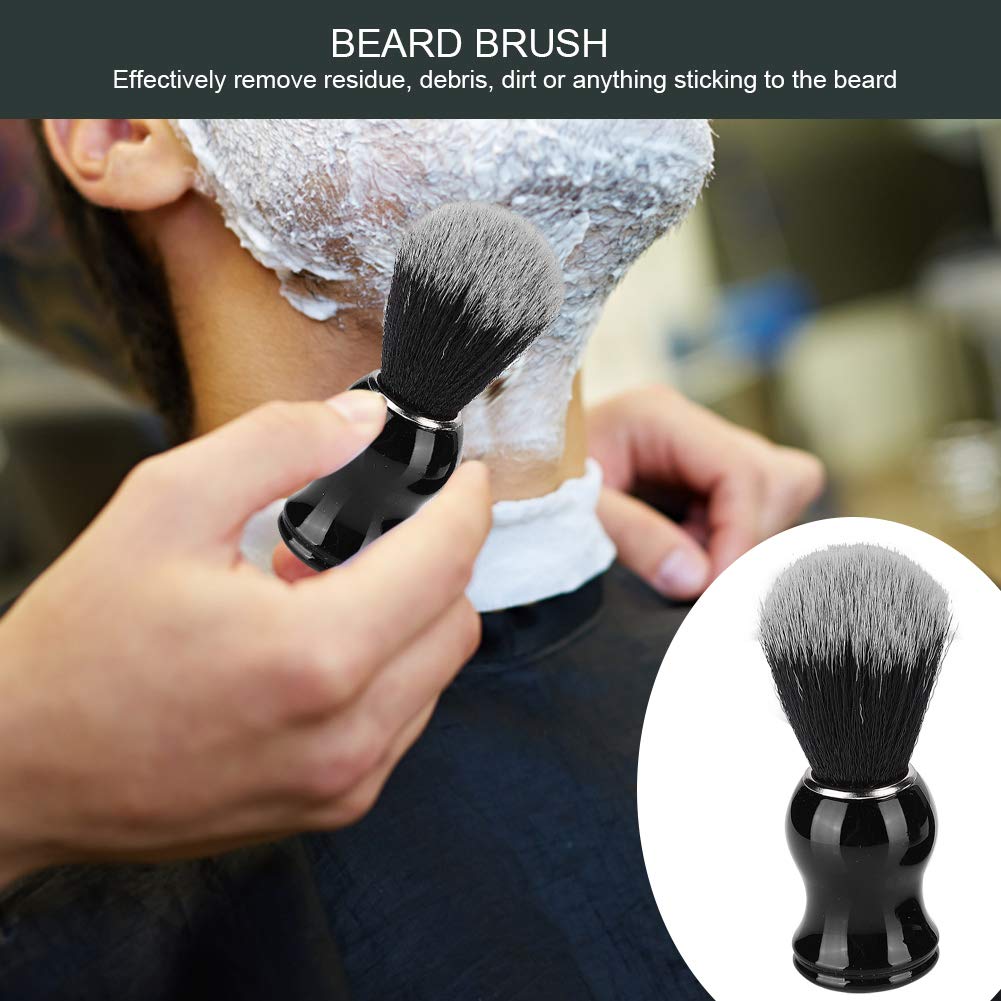 Men's Shaving Brush Set, 3 in 1 Kit with Hair Shaving Brush Soap Bowl Acrylic Holder Stand Home Barber Gift