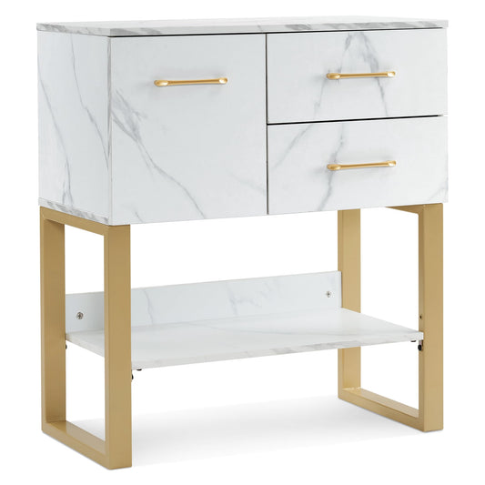 BarberPub Beauty Barber Station, Spa Wall Mount Storage Cabinet, Salon Equipment for Hair Stylist, Spa Beauty Makeup Organizer, 31.4"(L) x 16.5"(W) x 35.7"(H) 3185 (White)