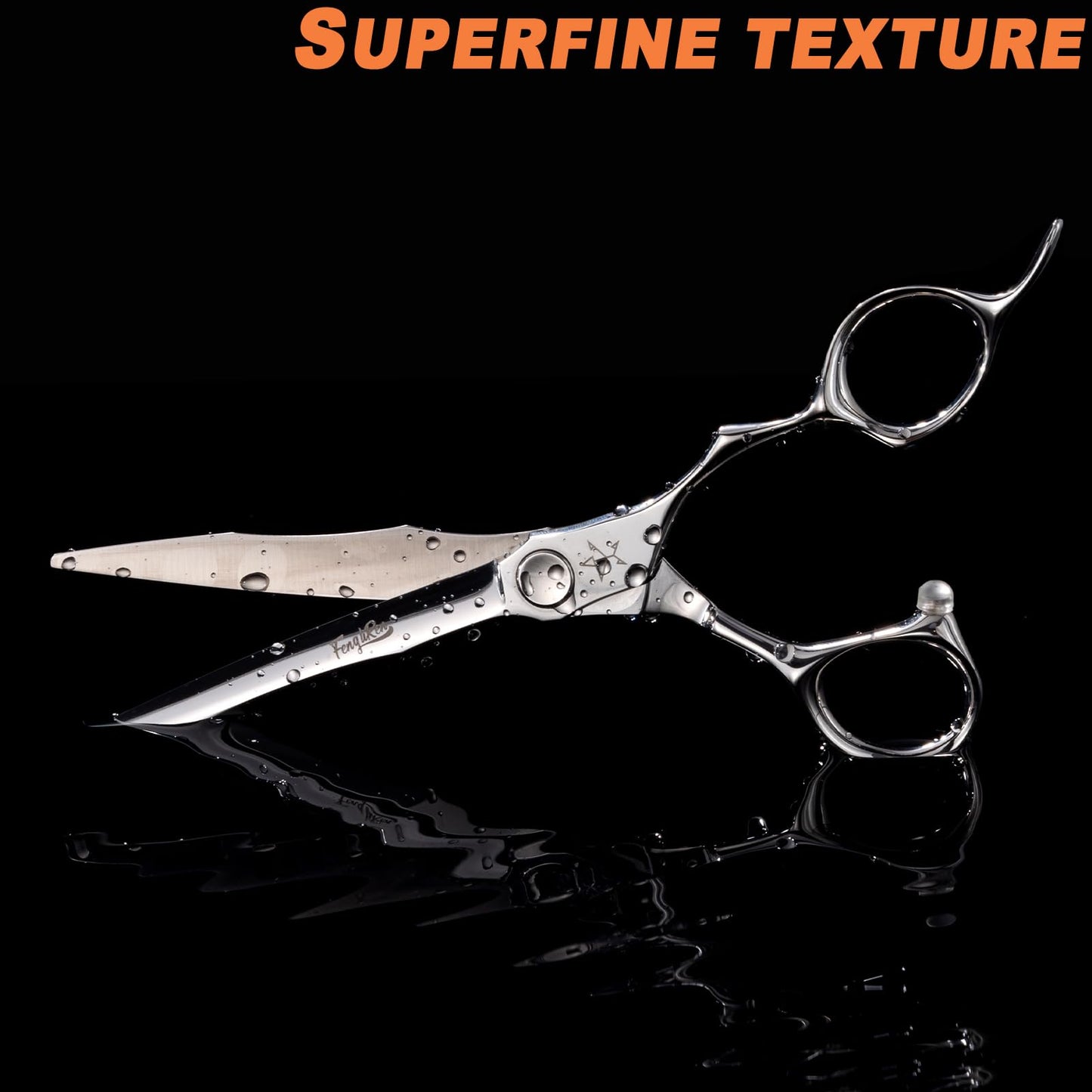 Fengliren High-end Professional Extremely Very Sharp Barber Hair Cutting Scissors Hairdresser Shears For Hair 6.3 Inch Haircut Scissor Made Of Stainless Steel For Hairdressing Salon and Home Use