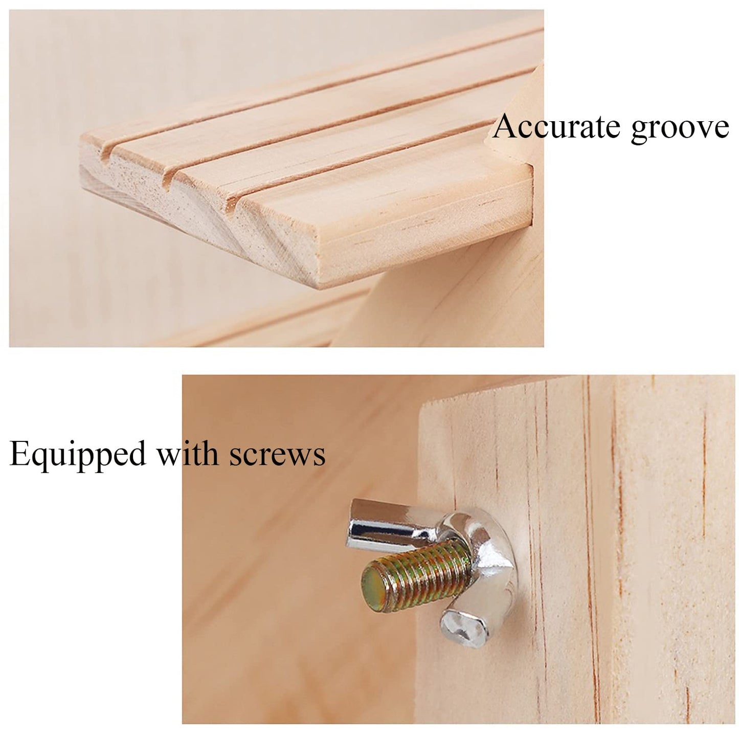 NAJMECHOY Retail Display Riser Earring & Ring Holder Wood Stand Storage Shelf Original