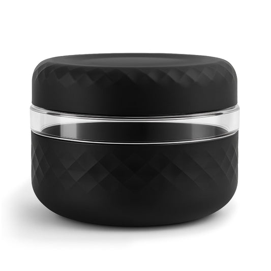 Cafezi 16 oz Glass Lunch Bowl Container with Lid | Leak & Spill Proof, BPA-Free, Microwave & Dishwasher Safe, Airtight Meal Prep & Food Storage Jar for Lunch, Salad, Soup, Overnight Oats, Stew, Yogurt