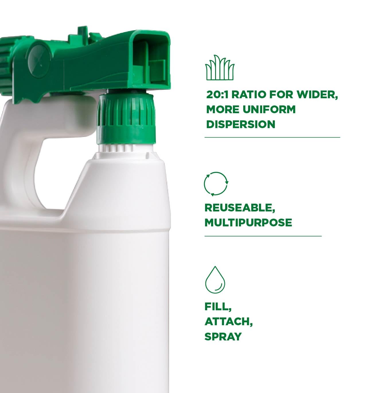 The Andersons Refillable Multipurpose Hose-End Sprayer 32oz (Pack of 2) (20:1 Spray Ratio)