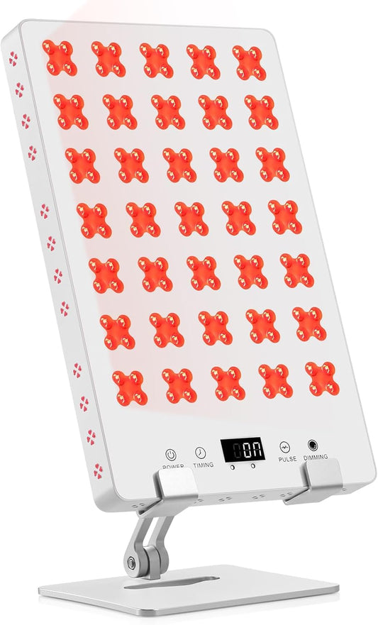 Red Light Therapy Panel for Body, 660nm Red & 850nm Near Infrared Light Therapy Panel for Full Body & Face Supports Pain Relief, Skin Care, Recovery, Sleep & Performance