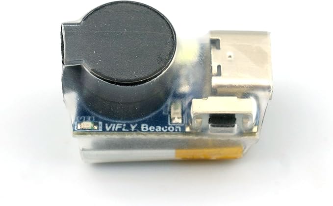VIFLY Beacon Self-powered Drone Buzzer with Battery Lost Drone Alarm Tracker for Aerial Photography Quads, FPV Quads and Airplanes (1pc pack)