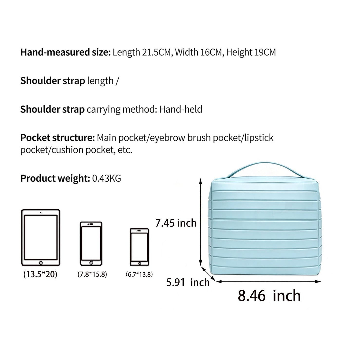 Slxypater Large Travel Makeup Bag,Foldable Makeup Bag Case,Waterproof Organizer Bags Large Capacity Flat Cosmetic Case with Compartments for Women Skincare, Pink Toiletries