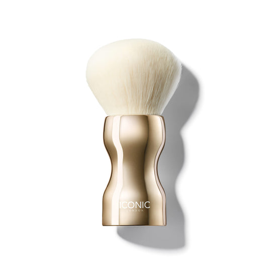 ICONIC LONDON Tan and Buff Brush | Face and Body Makeup Brush, Buff and Blend Makeup and Tan