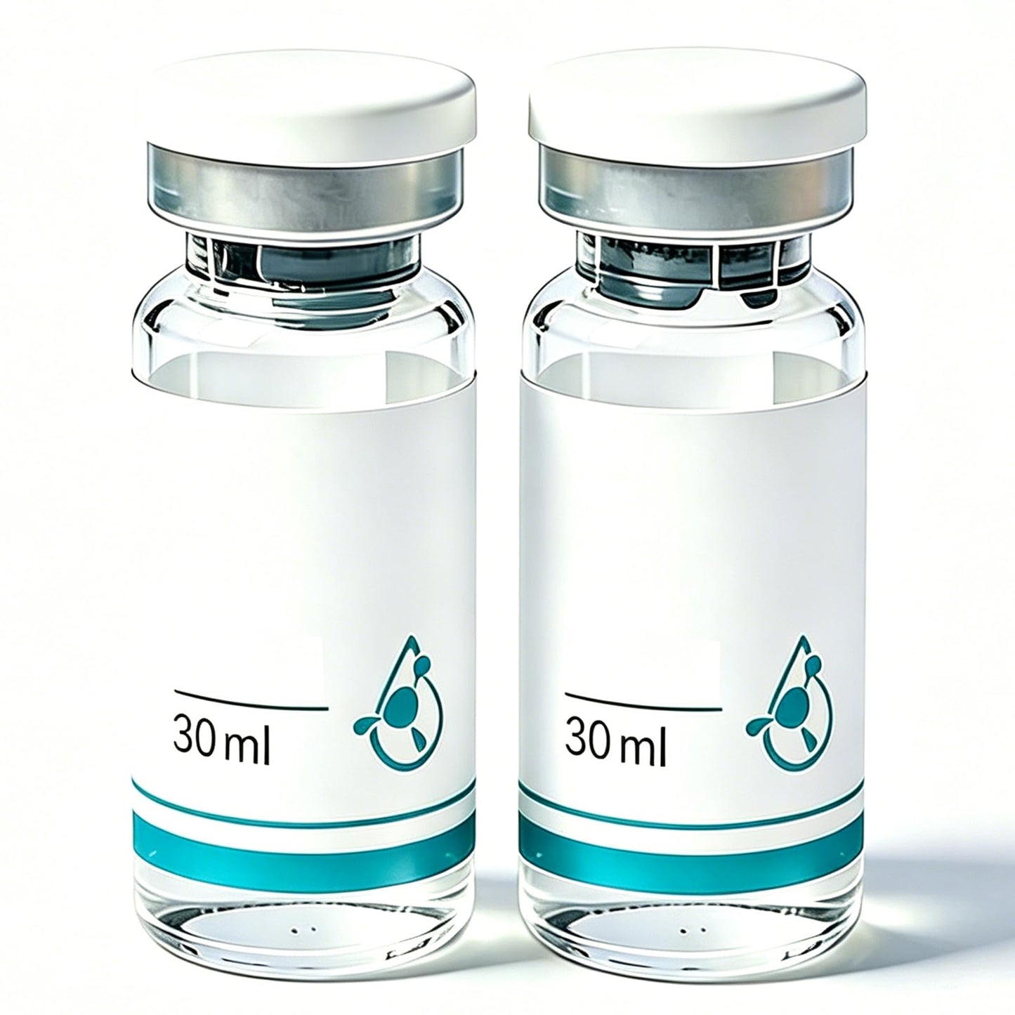 Glass Vials 30 mL 2 Pack