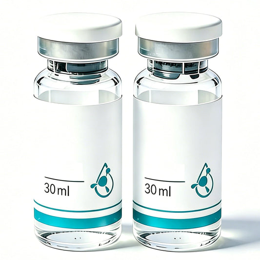 Glass Vials 30 mL 2 Pack